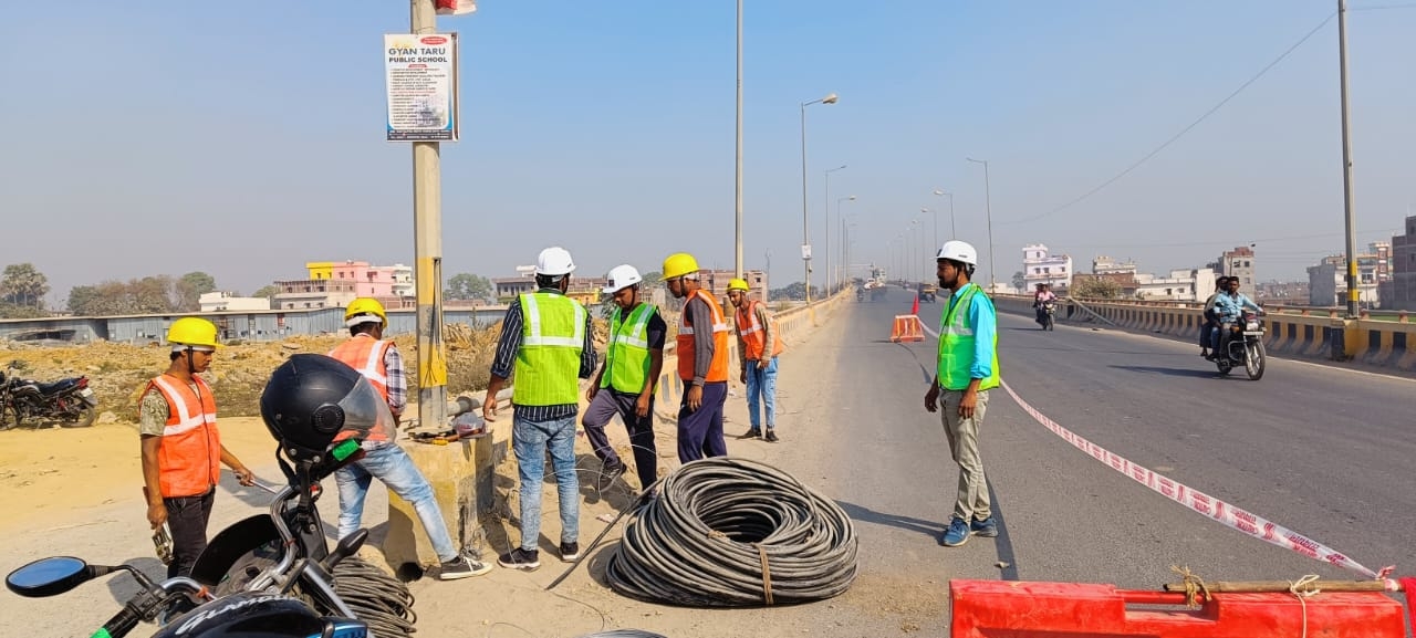 Govt. Project of Light Pole Work, Gaya (Bihar)